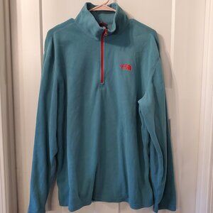 The North Face Men's 1/4 zip long sleeve pullover- Sz Large